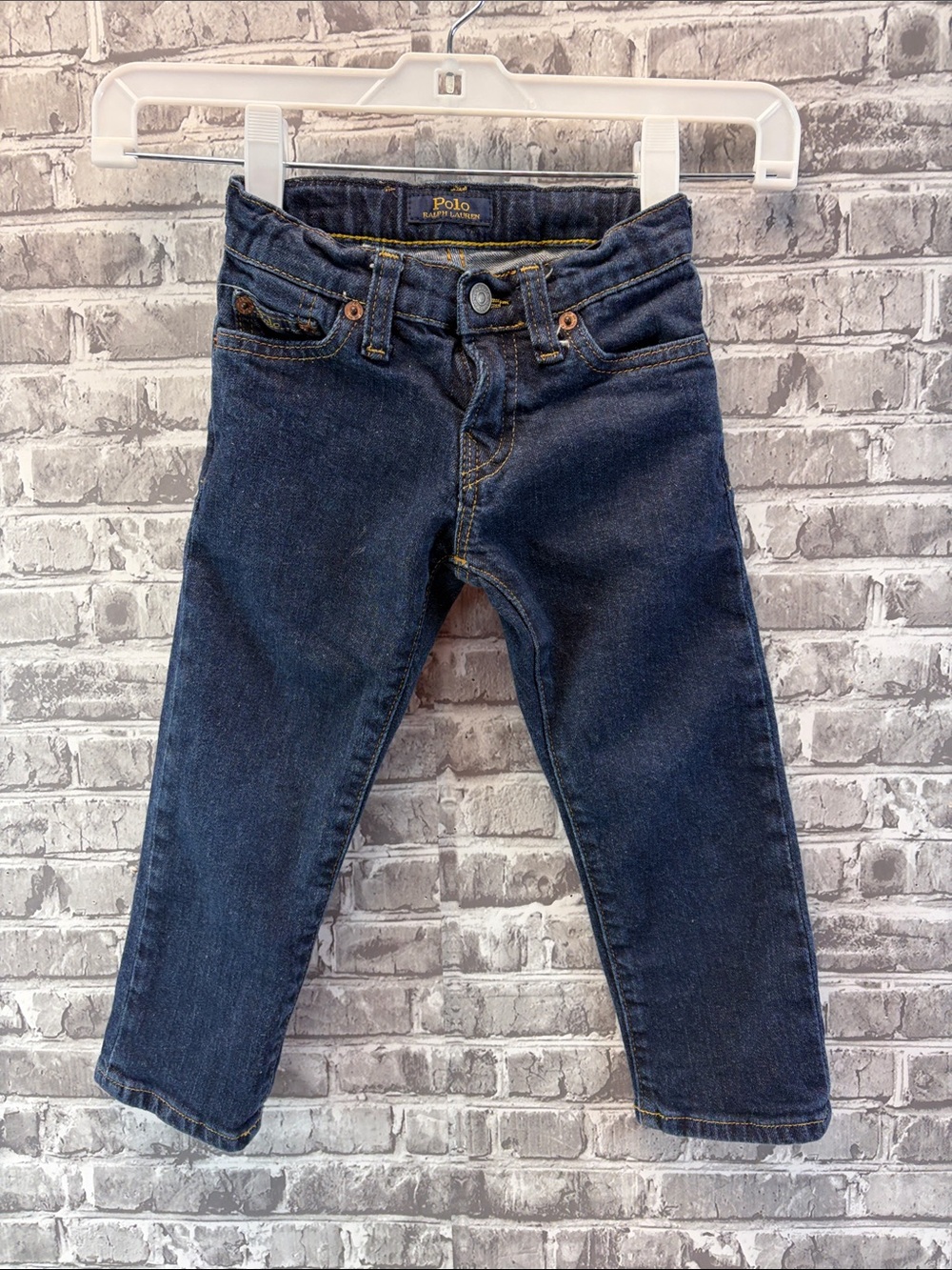 Ralph Lauren Kids Dark Blue Denim Jeans